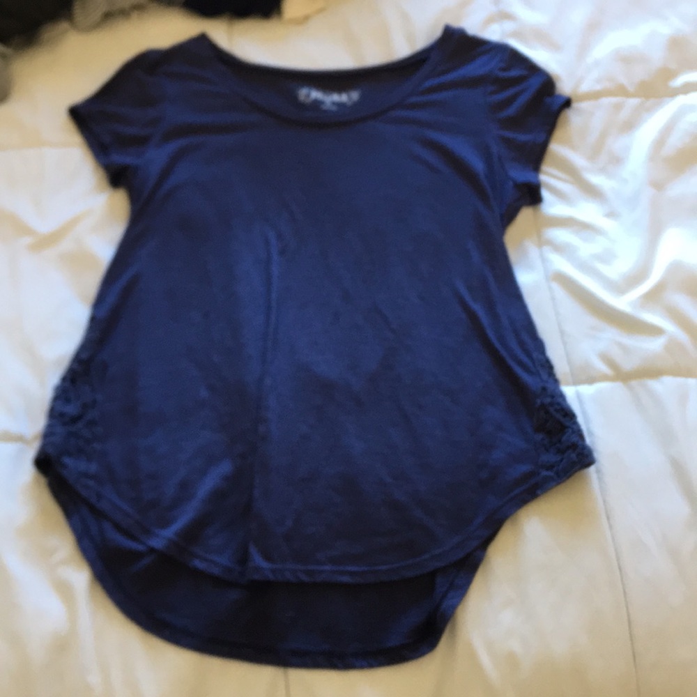 Navy Blue Mudd Top